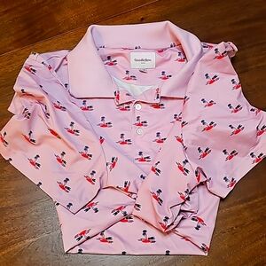 Pink Polo T-Shirt, 4XB